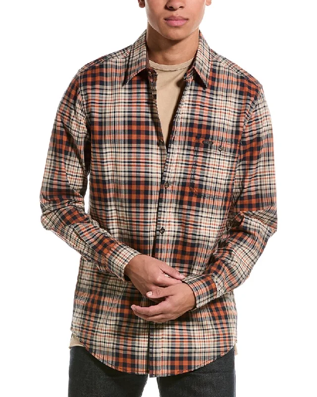 Point Zero Light Brush Flannel Shirt