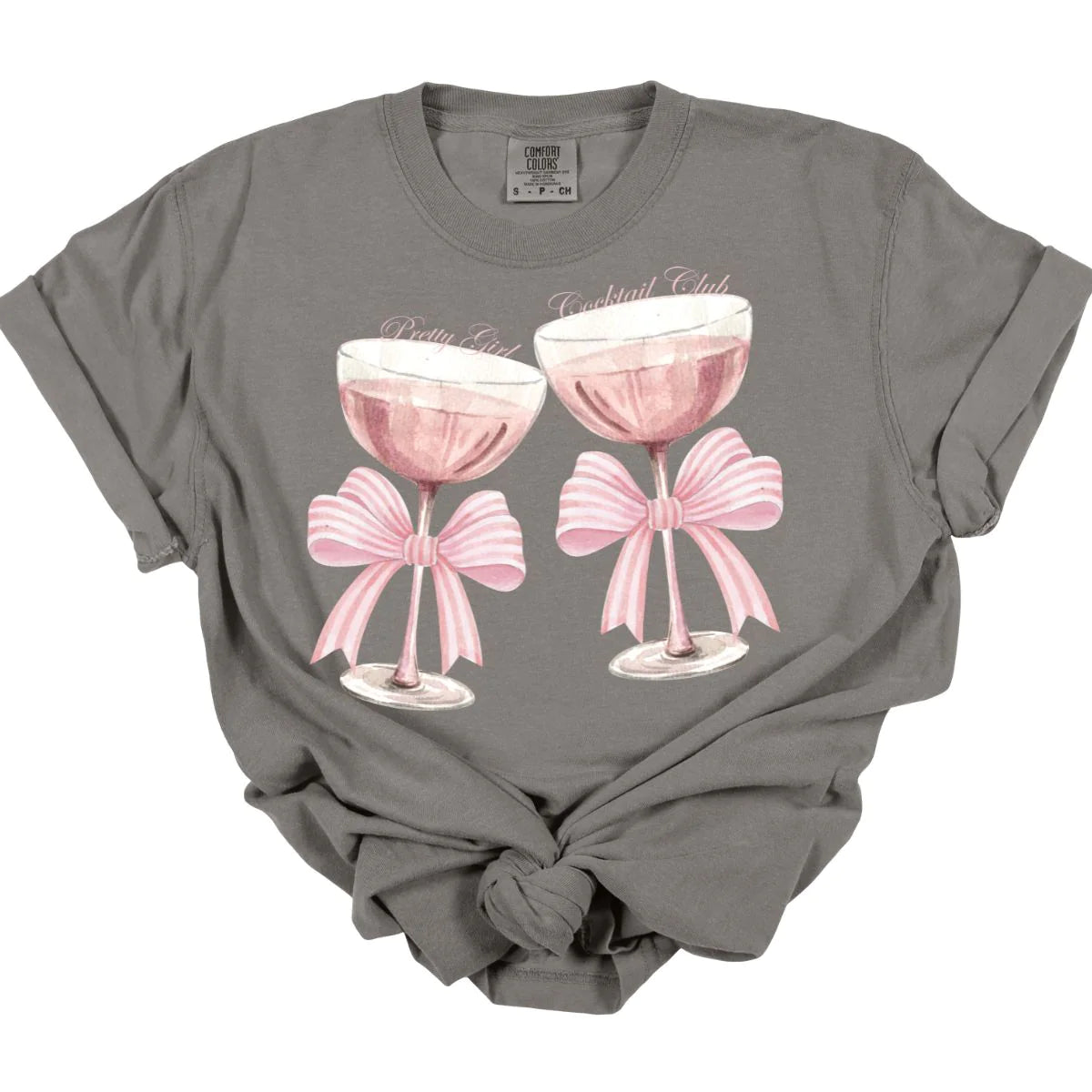 Men's short-sleeve cream linen top-Pretty Girl Cocktail Club Tee *MADE TO ORDER*