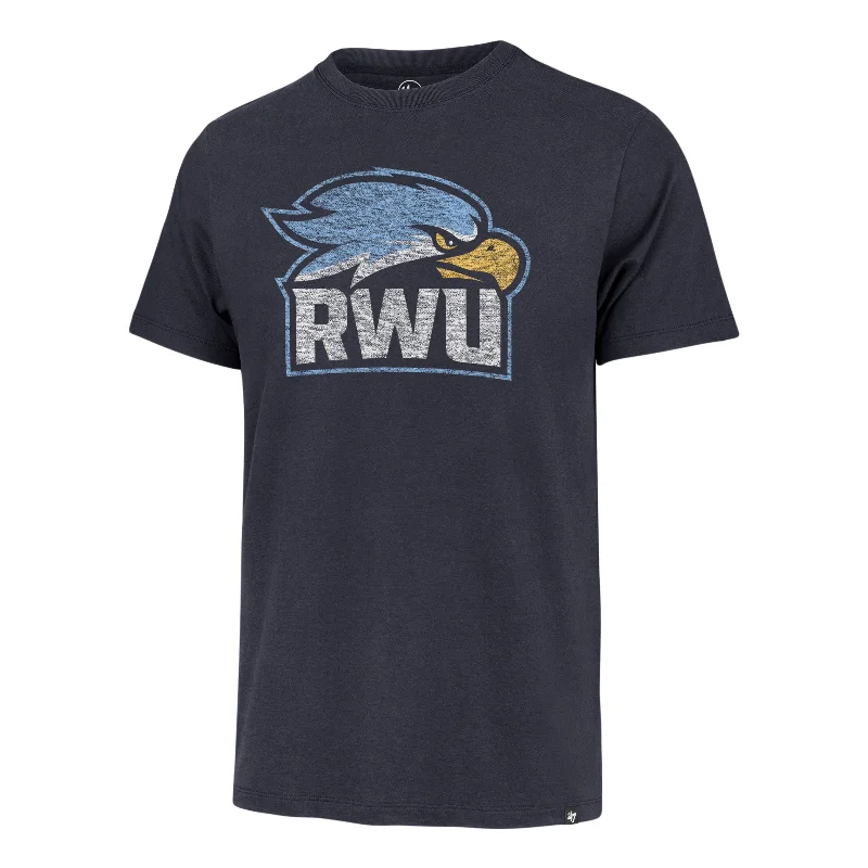 Men's short-sleeve crisp white shirt-ROGER WILLIAMS HAWKS PREMIER '47 FRANKLIN TEE