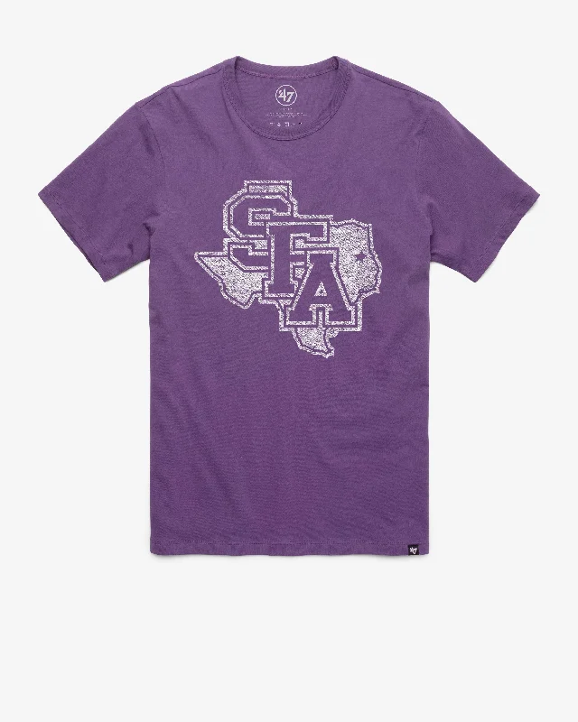 Men's short-sleeve flowing yellow top-STEPHEN F. AUSTIN STATE LUMBERJACKS PREMIER '47 FRANKLIN TEE