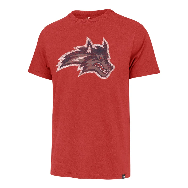 Men's short-sleeve rave neon shirt-STONY BROOK SEAWOLVES PREMIER '47 FRANKLIN TEE