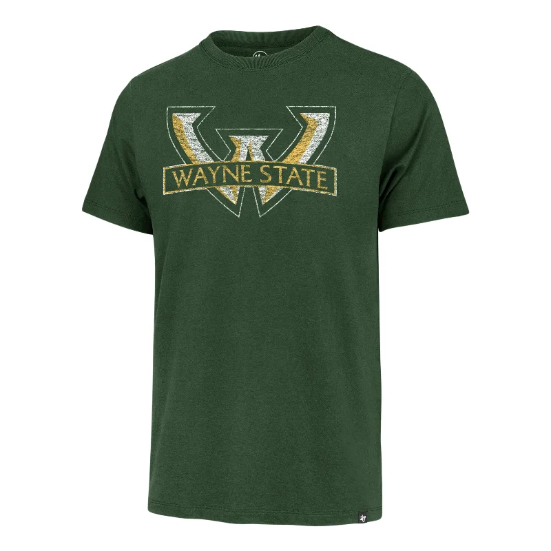 Men's short-sleeve perforated athletic tee-WAYNE STATE WARRIORS PREMIER '47 FRANKLIN TEE