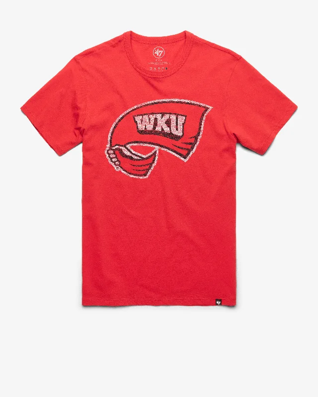 Men's short-sleeve breathable mesh tee-WESTERN KENTUCKY HILLTOPPERS PREMIER '47 FRANKLIN TEE