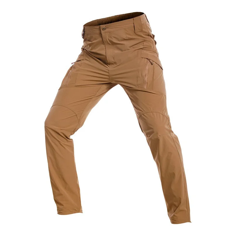 men's navy pants-Archon IX9 Lightweight Quick Dry Stretch Pants Teak