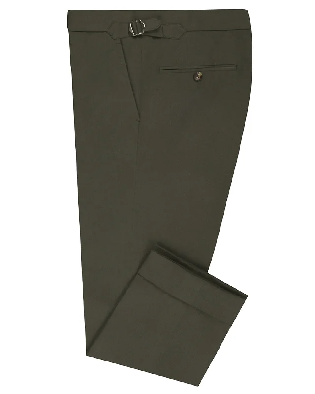 men's beige stretch pants-Grey Chino