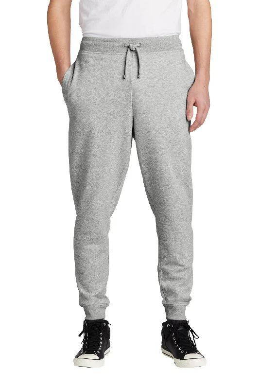 men's wool slim pants-District Brand Fleece Jogger With Pockets