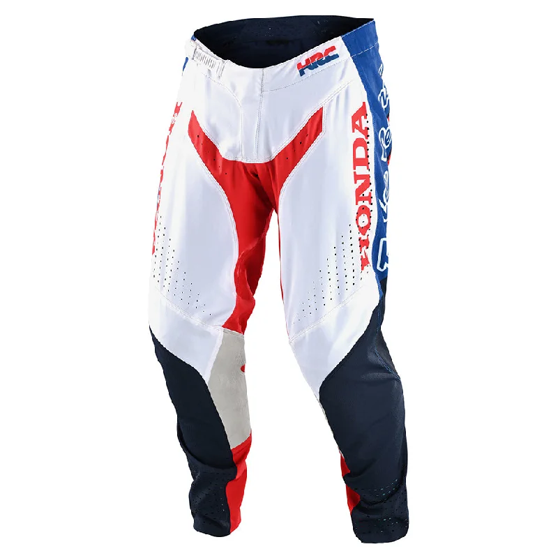 men's straight leg navy pants-SE Pro Pant Quattro Honda White / Blue