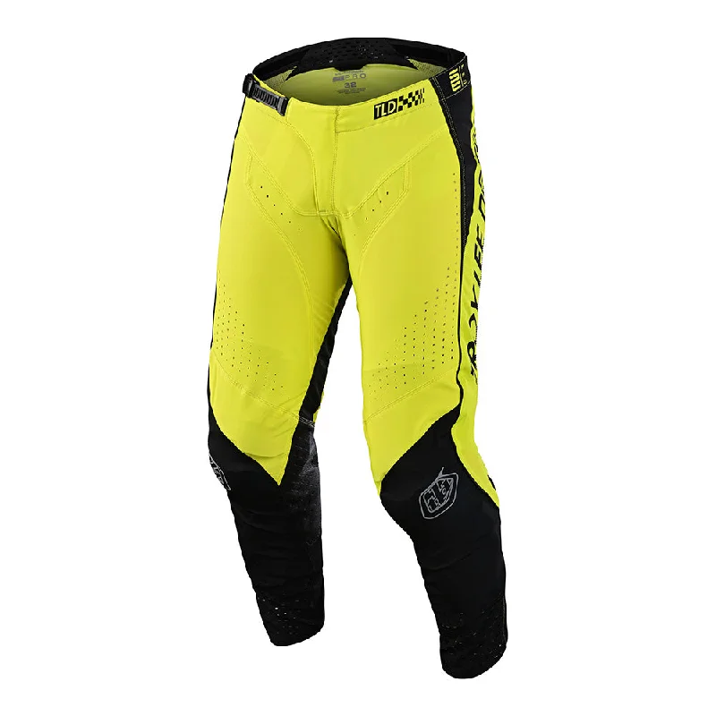 men's navy slim pants-SE Pro Pant Drop In Black / Glo Yellow