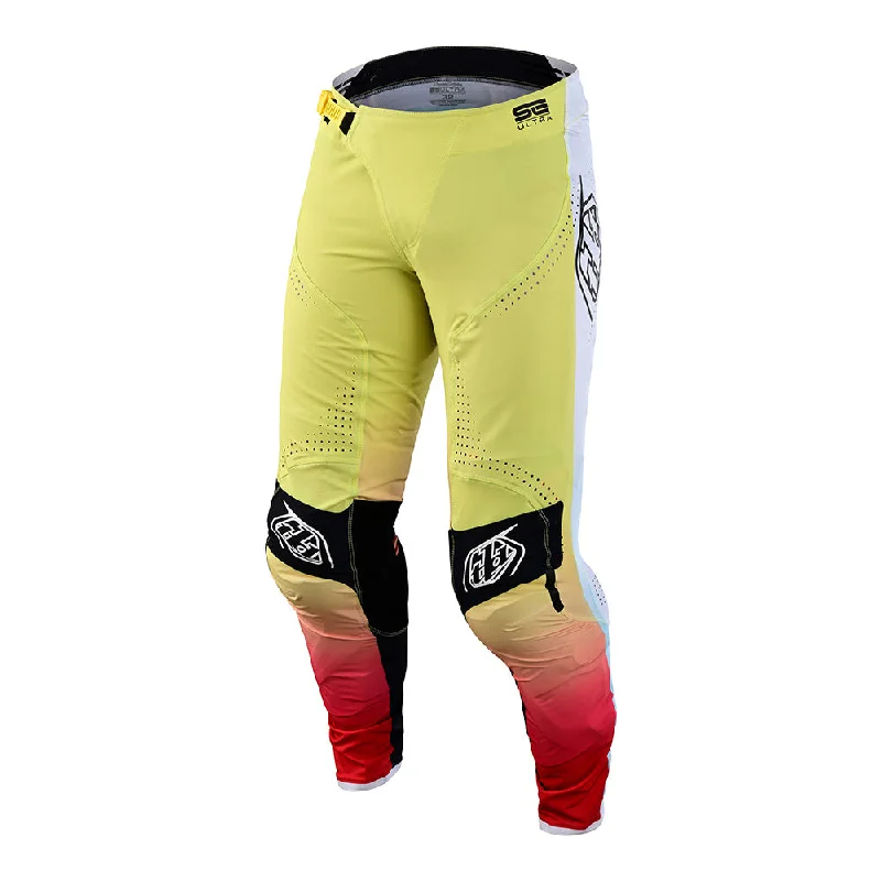 men's athletic pants-SE Ultra Pant Arc Acid Yellow / Red