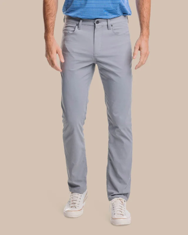 men's polyester gray pants-Intercoastal Performance Pant - Steel Grey