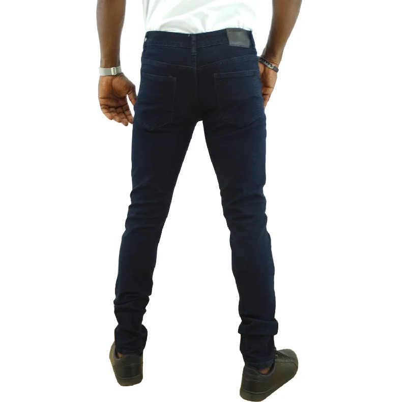 men's casual navy jogger pants-JBI2449D, Rock Revolution Men Jeans Sz. 30-40-D/Blue