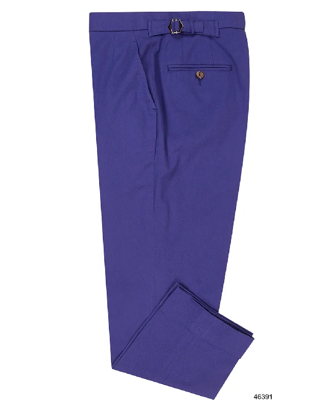 men's straight leg stretch pants-Light Purple Twill Chino