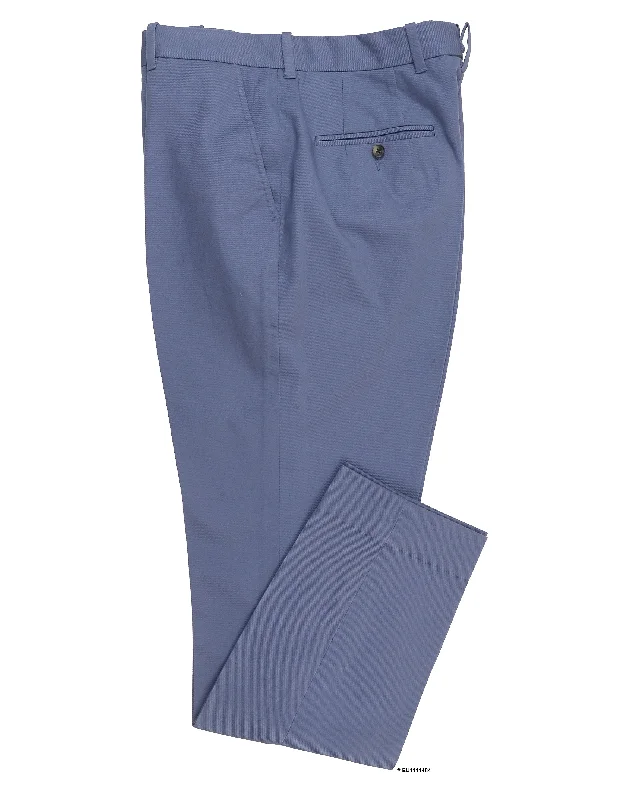 men's black corduroy pants-Livid Blue Twill Chino