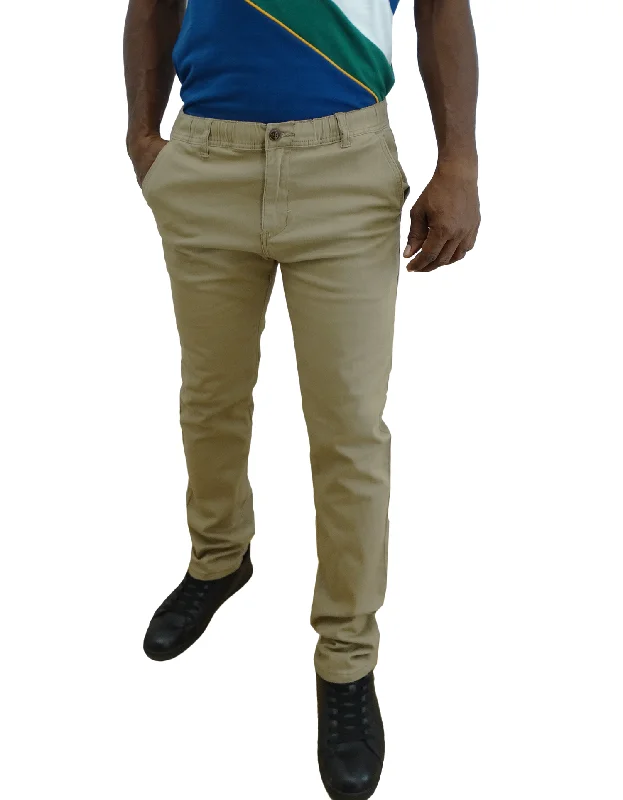 men's relaxed white cargo pants-MC526, Mahi Mahi Men's Stretch Twill Pants