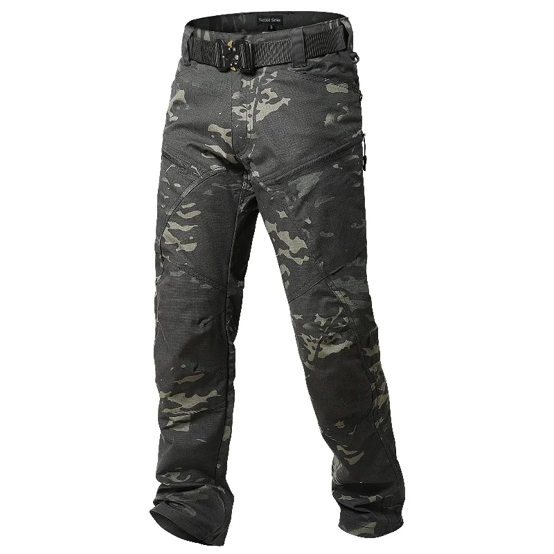 men's gray stretch pants-Men's Urban Pro Stretch Tactical Pants Dark Camo