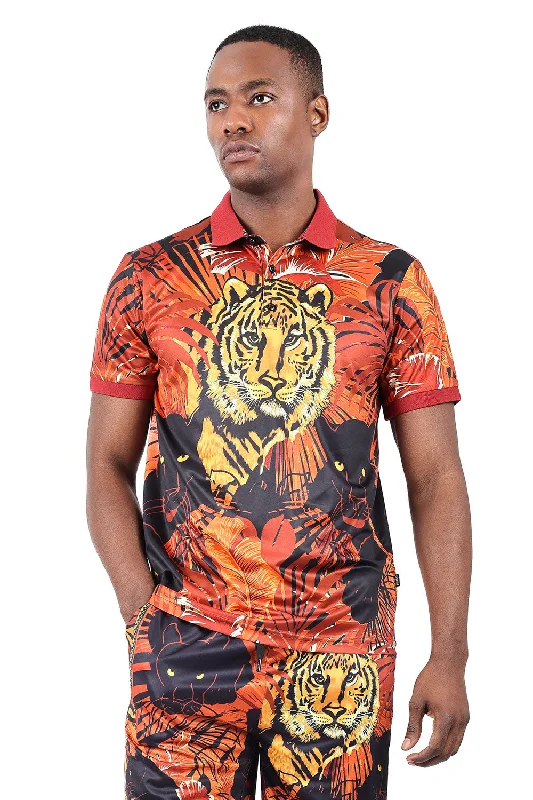 Men's short-sleeve vibrant color tee-Rage Mode Polo Shirt