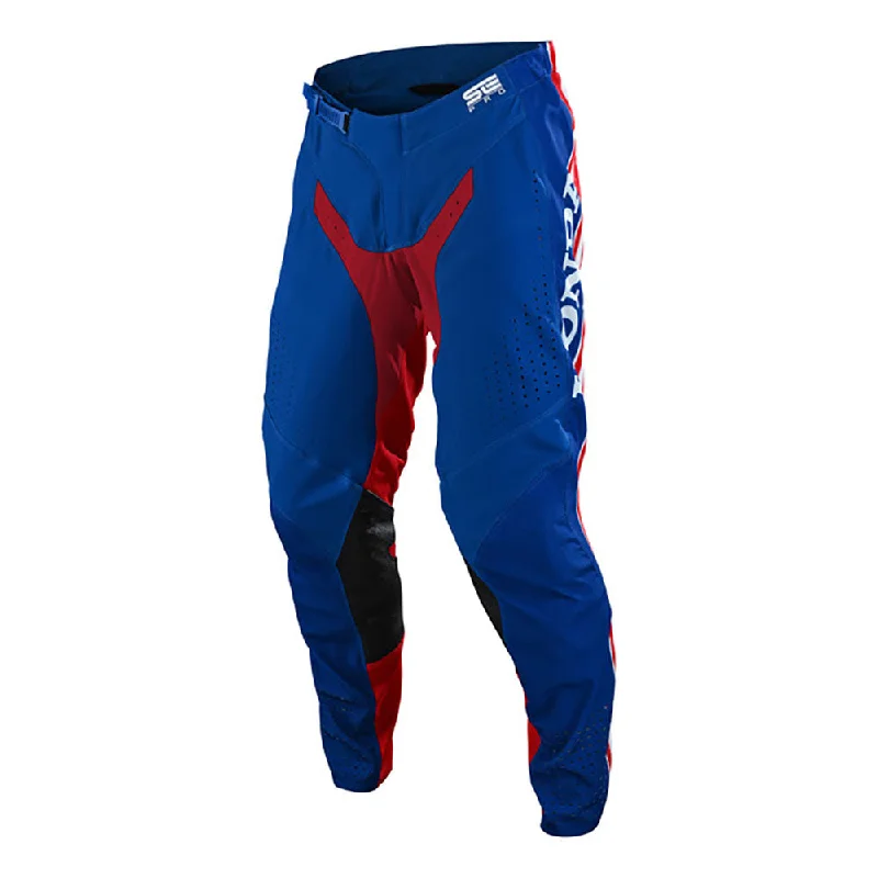 men's black cargo pants-SE Pro Pant Boldor Honda Blue / Red