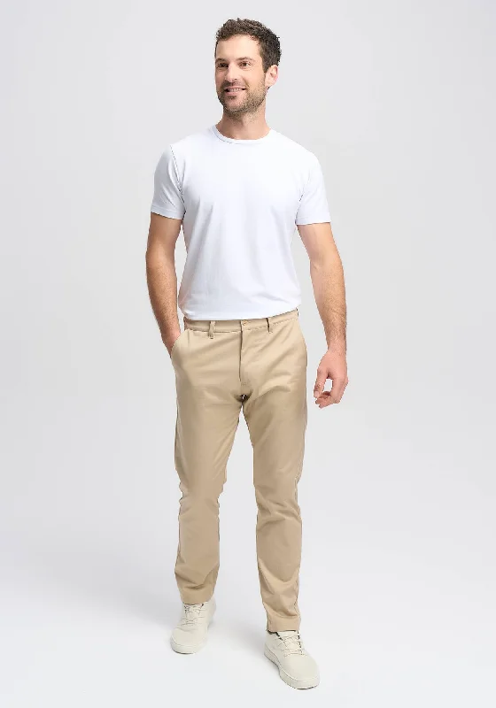 men's athletic slim jogger pants-Terra Chino