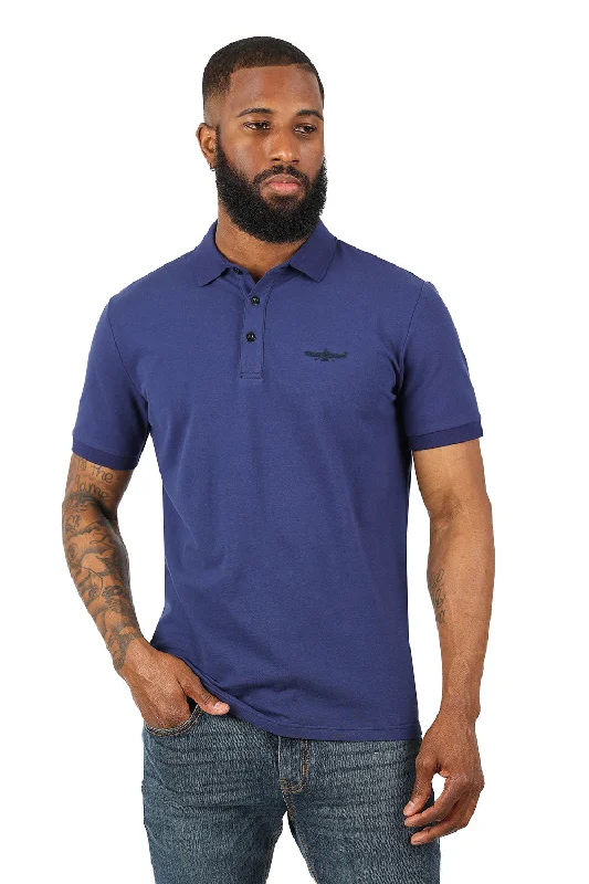 Men's short-sleeve Henley style shirt-Vogue Cut Polo Shirt